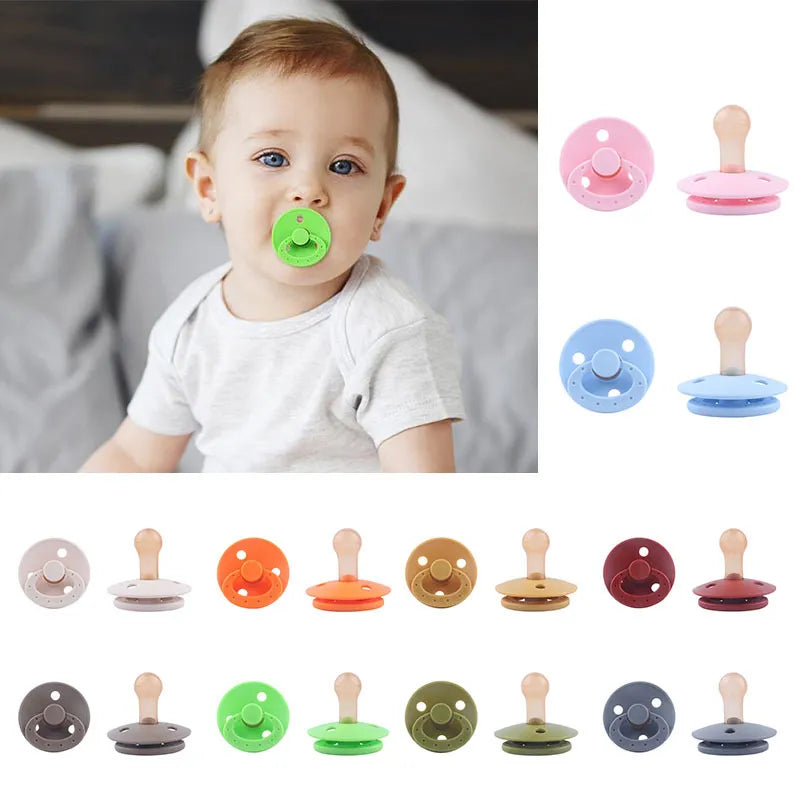 1PC Baby Pacifier Silicone Baby Pacifiers Bibs Pacifier 10 Colors Nipple Dummy Pacifier Soother Baby Shower Gifts 0-3 Years Old