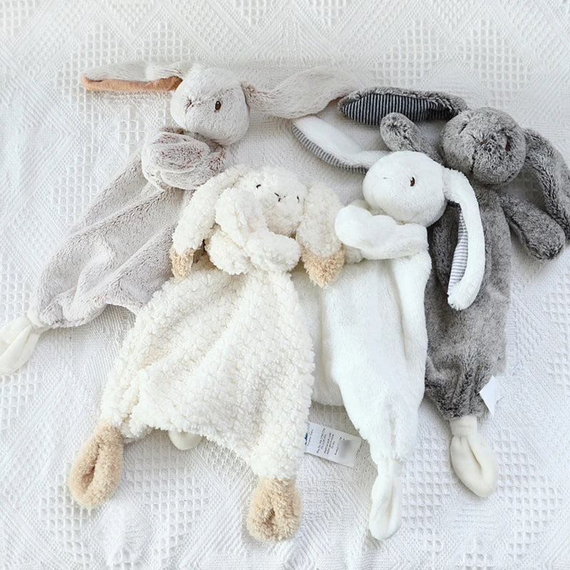 Cuddle Doll Mini Plush Rabbit Soft Toy Doll Loneliness Smoothing Baby Nursery Room Decor Infant Sleeping Birthday Gift